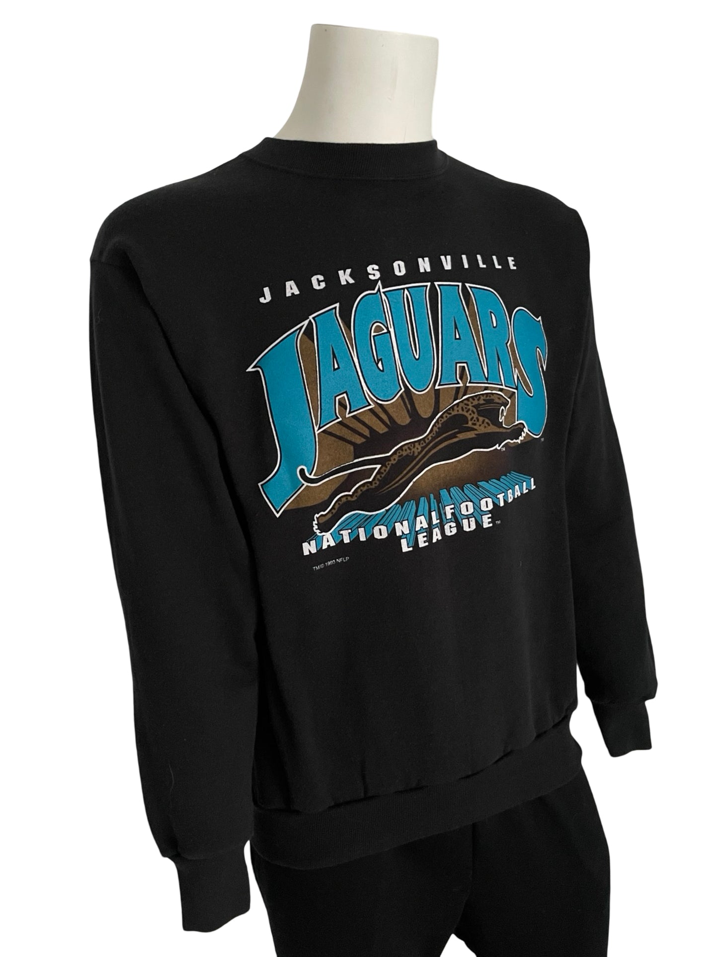 Vintage Jacksonville Jaguars 1993 banned logo sweatshirt size MEDIUM