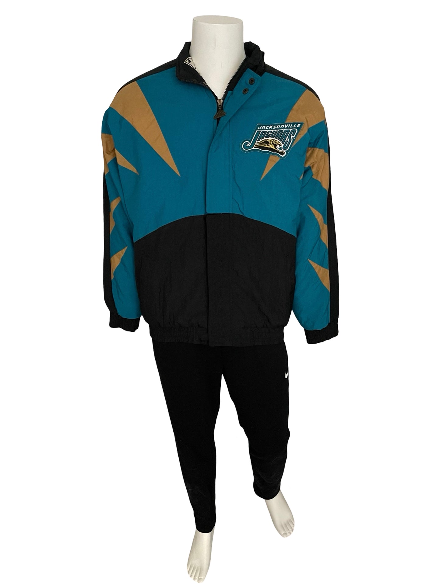 Vintage Jacksonville Jaguars banned logo APEX jacket size MEDIUM