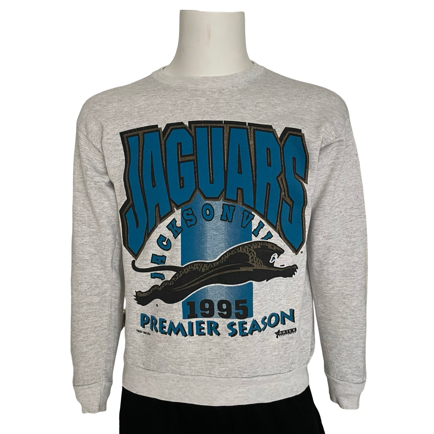 Vintage Jacksonville Jaguars 1993 banned logo sweatshirt size SMALL