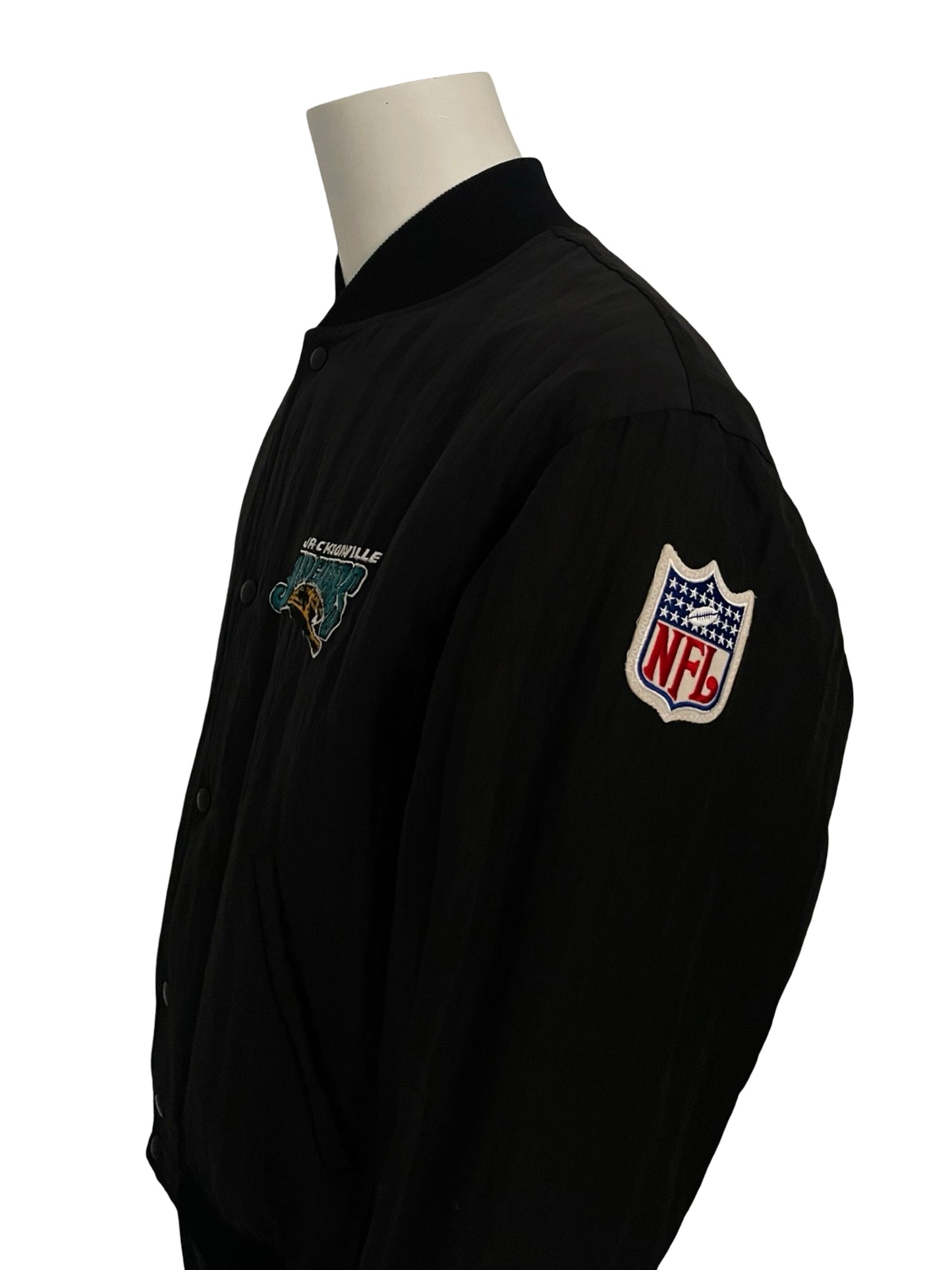 Vintage Jacksonville Jaguars STARTER banned logo bomber jacket size LARGE