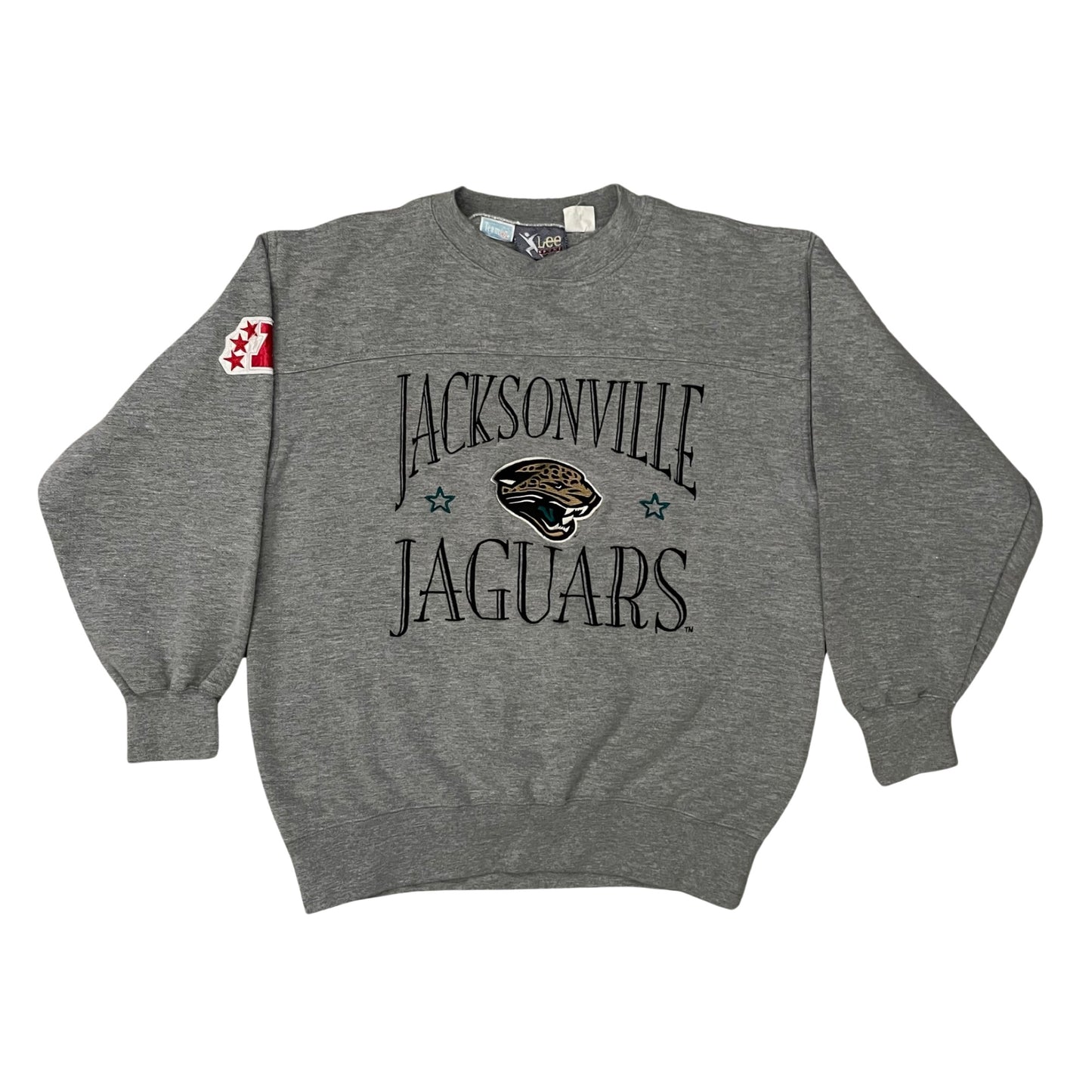 Vintage Jacksonville Jaguars Embroidered sweatshirt size MEDIUM