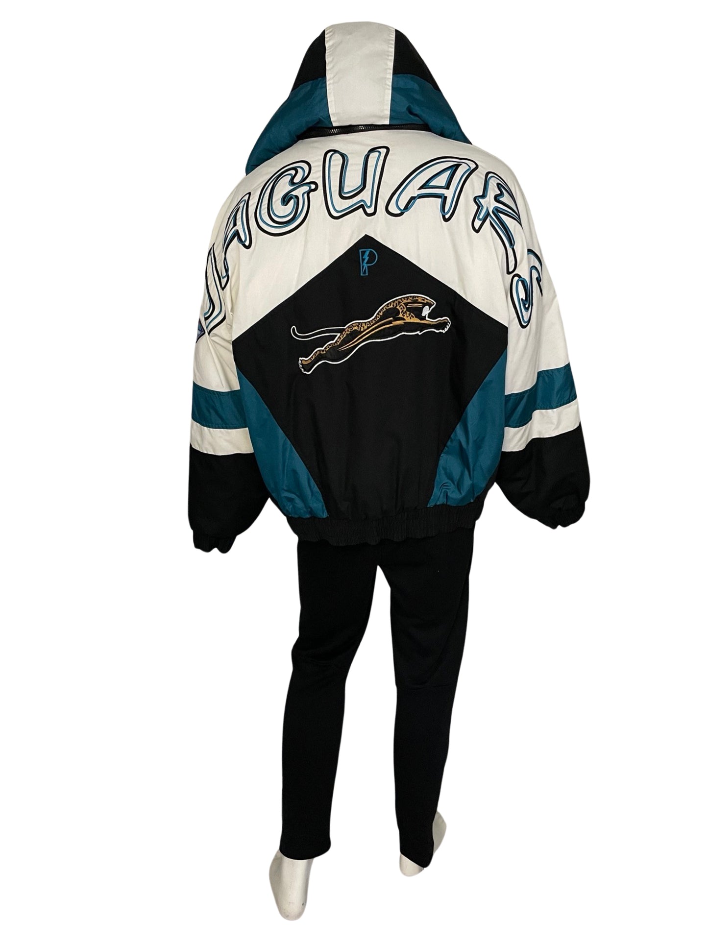 Vintage Jacksonville Jaguars banned logo PRO PLAYER by Daniel Young jacket size 2XL