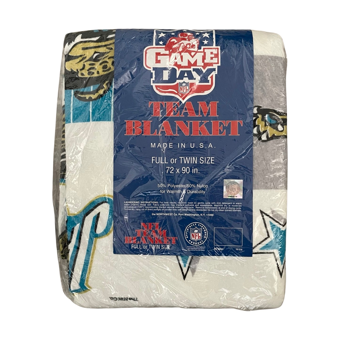 Vintage Jacksonville Jaguars team blanket