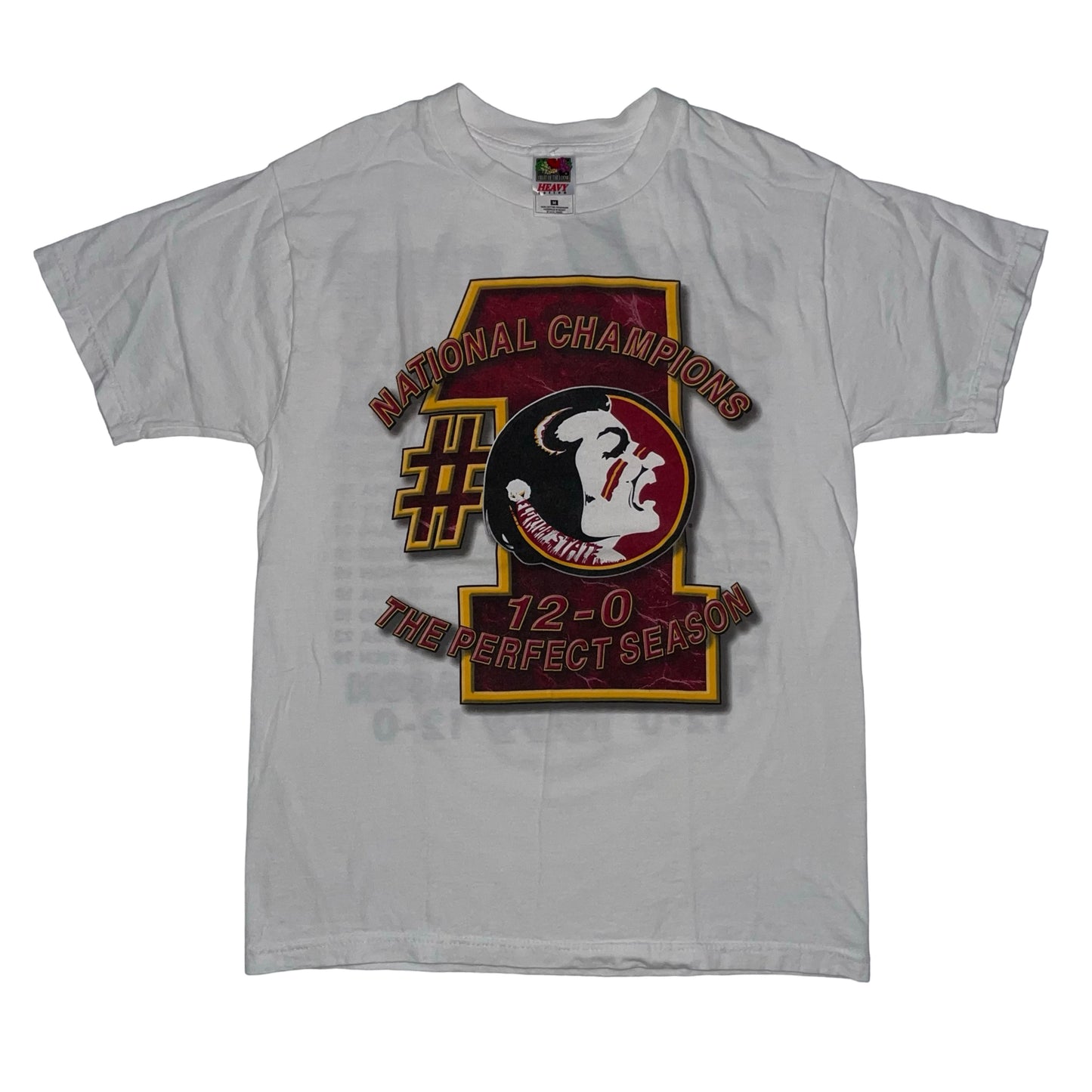 Florida State Seminoles 1999 two-sided shirt size SMALL