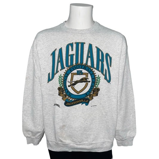 Vintage Jacksonville Jaguars 1993 NUTMEG banned logo sweatshirt size XL