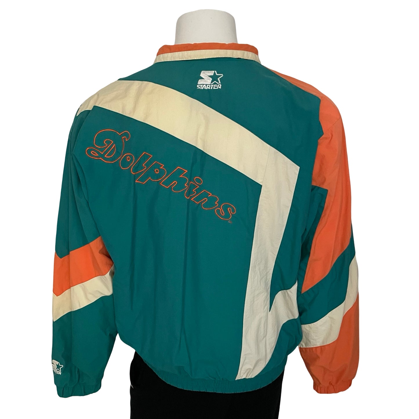 Vintage Miami Dolphins STARTER windbreaker jacket size MEDIUM