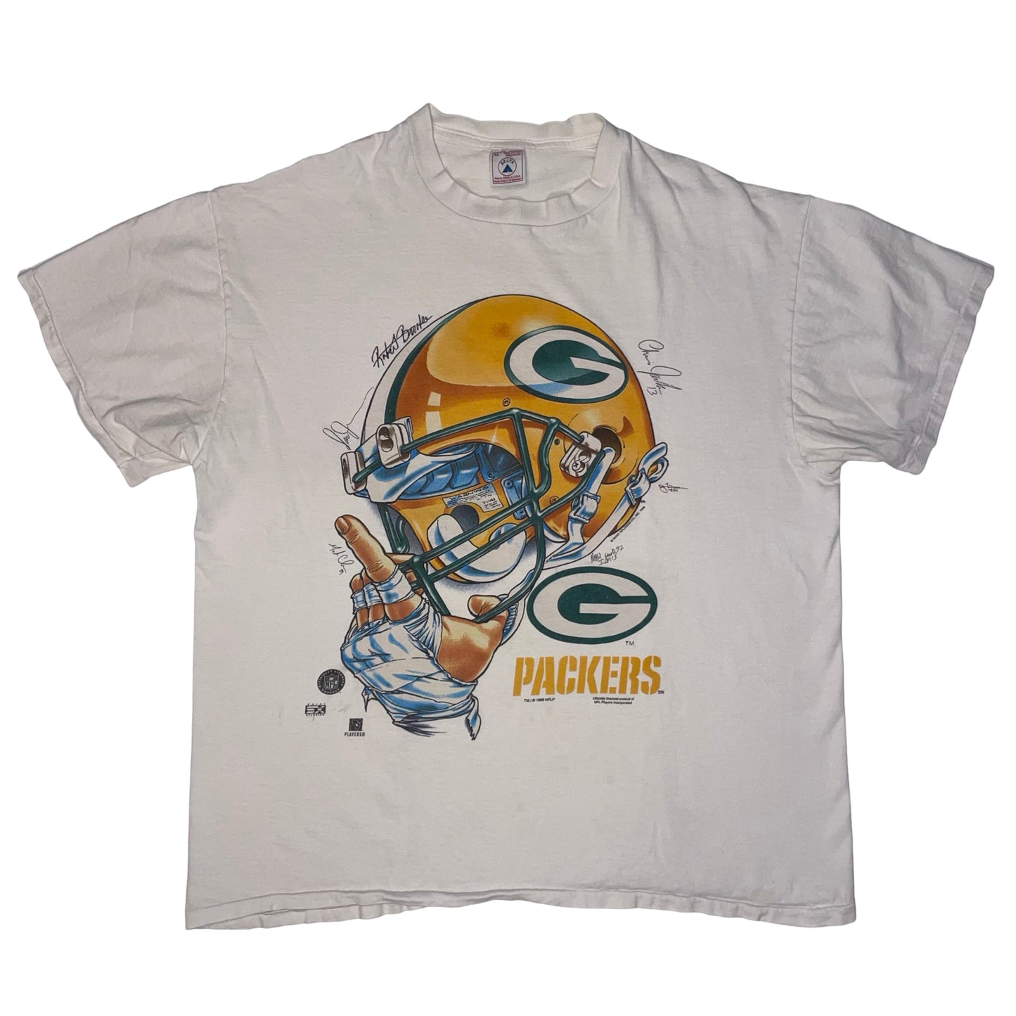 Green Bay Packers Vintage helmet shirt size XL