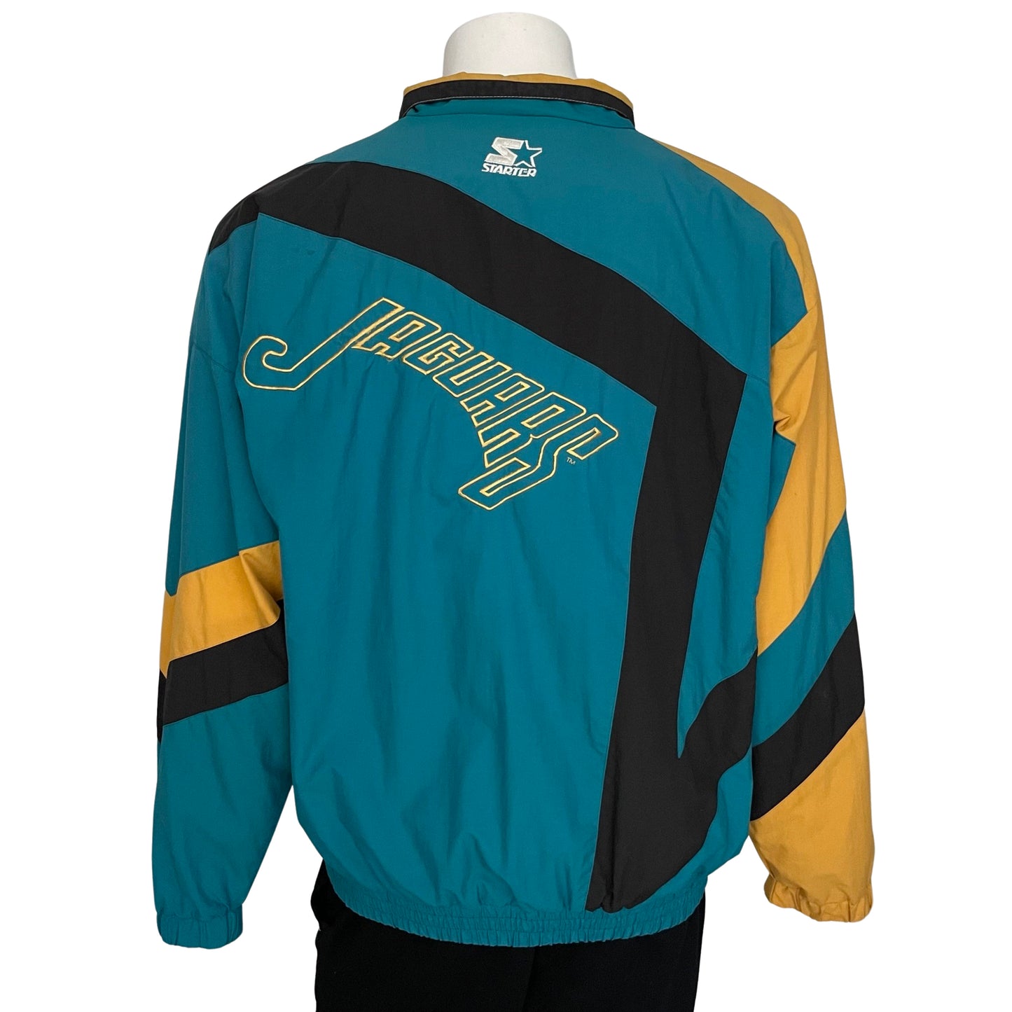 Vintage Jacksonville Jaguars banned logo STARTER windbreaker size LARGE