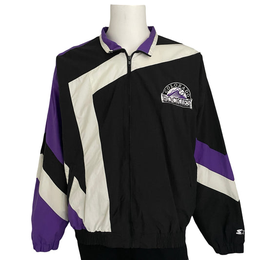 Vintage Colorado Rockies STARTER windbreaker size XL