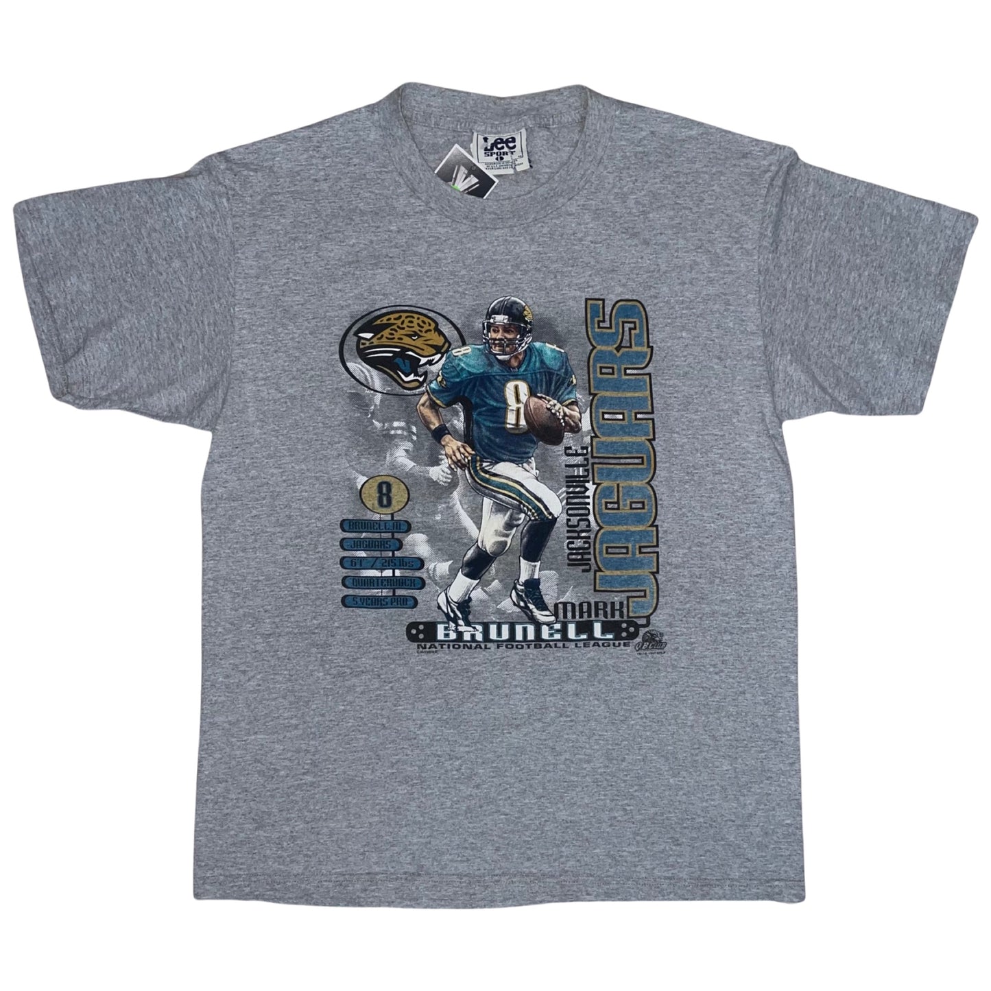Jacksonville Jaguars TWO-SIDED Mark Brunell shirt size LARGE