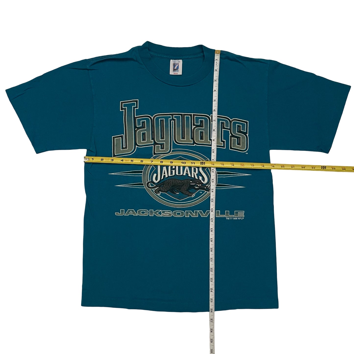 Vintage Jacksonville Jaguars 1996 LOGO 7 shirt size MEDIUM