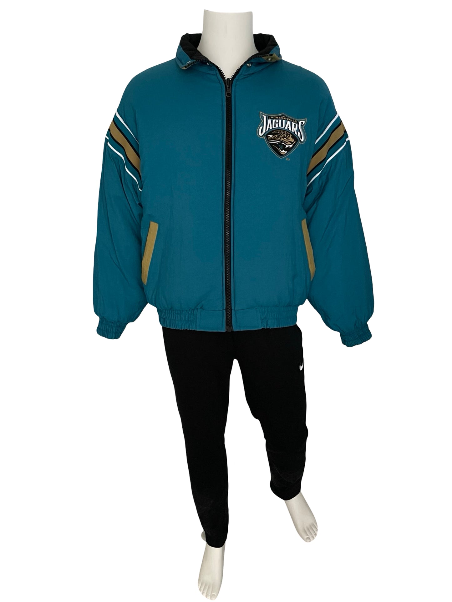 Vintage Jacksonville Jaguars REVERSIBLE jacket size LARGE