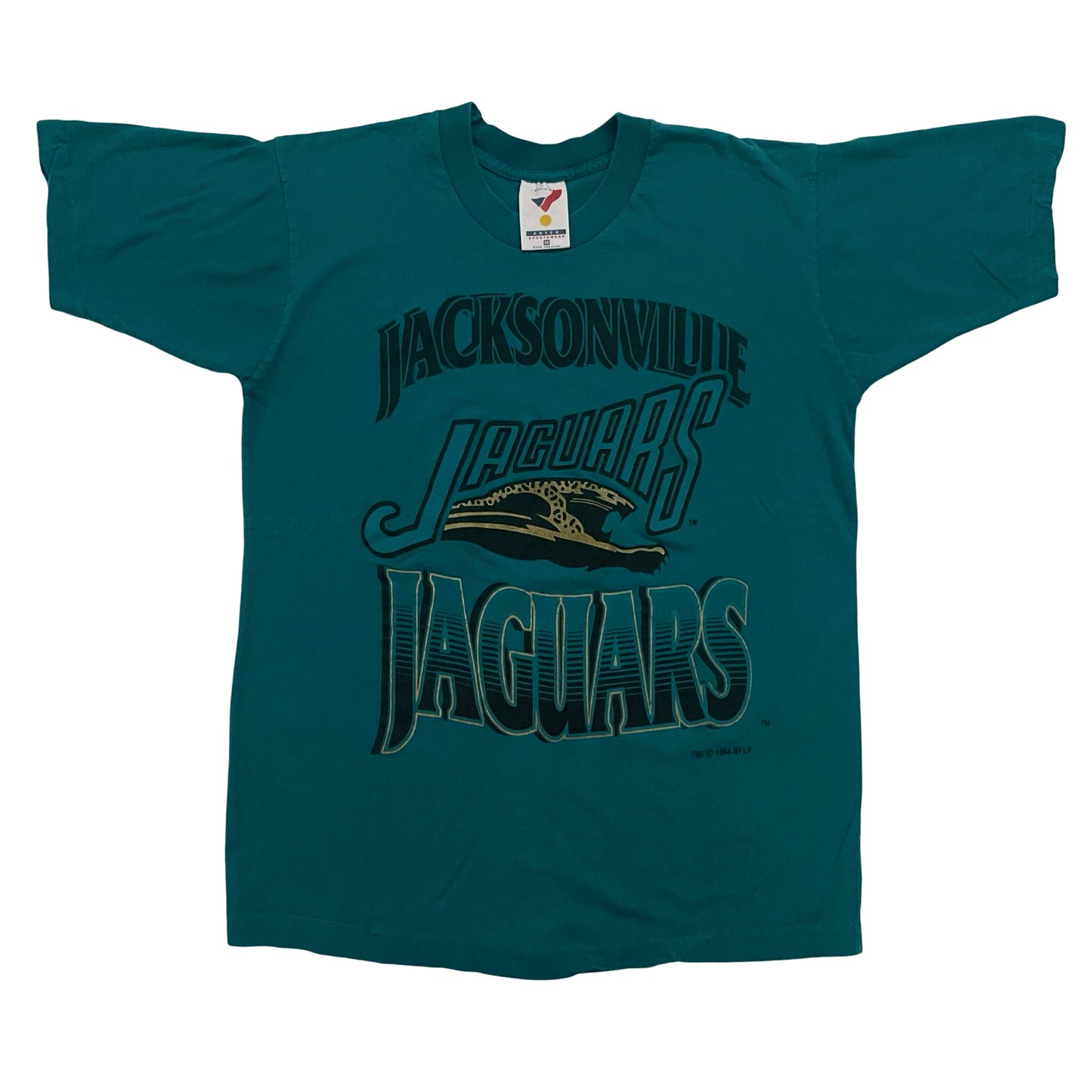 Vintage Jacksonville Jaguars 1994 banned logo shirt size MEDIUM