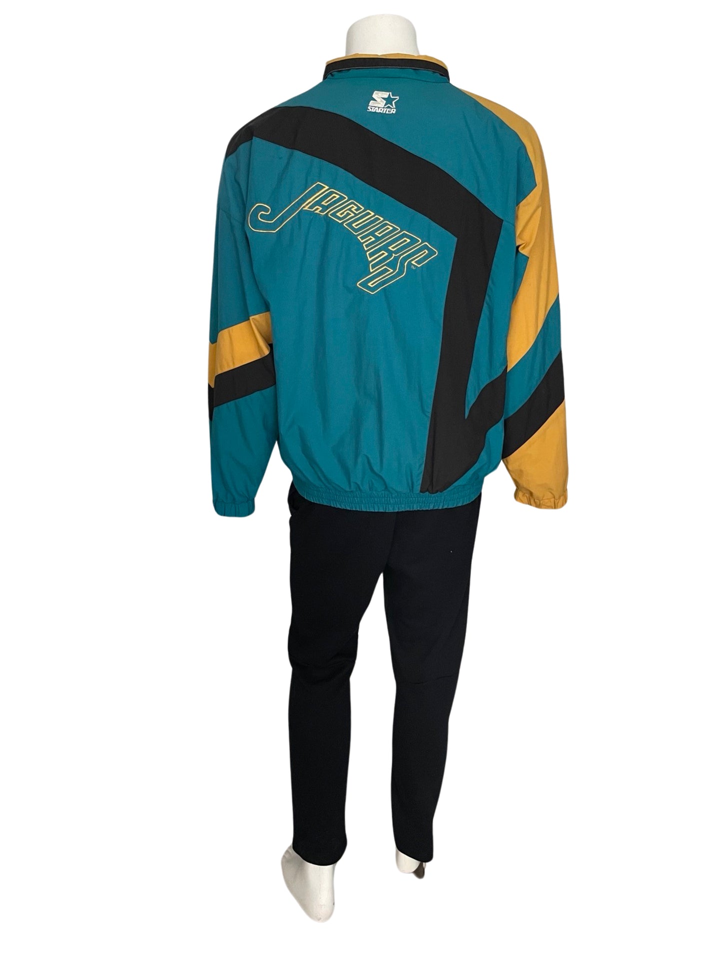 Vintage Jacksonville Jaguars banned logo STARTER windbreaker size LARGE