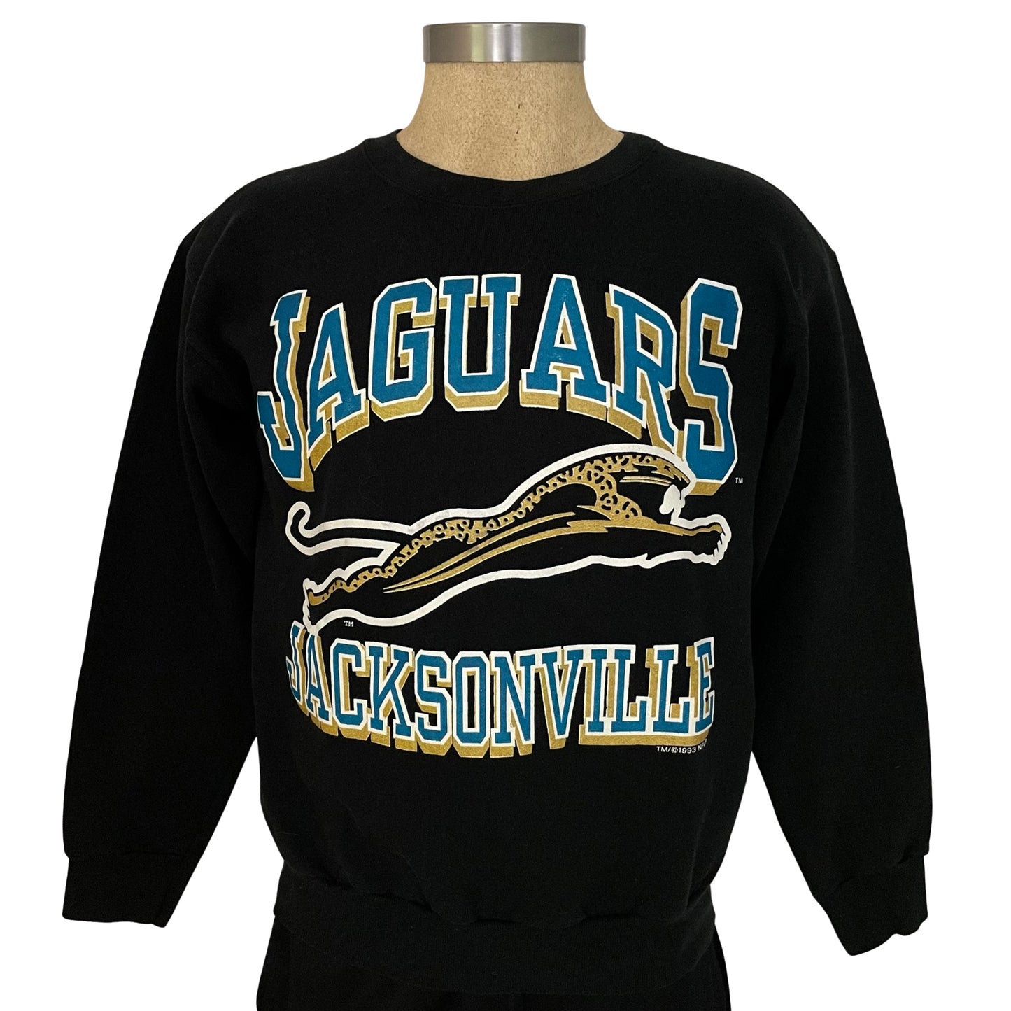 Vintage Jacksonville Jaguars 1993 banned logo sweatshirt size MEDIUM