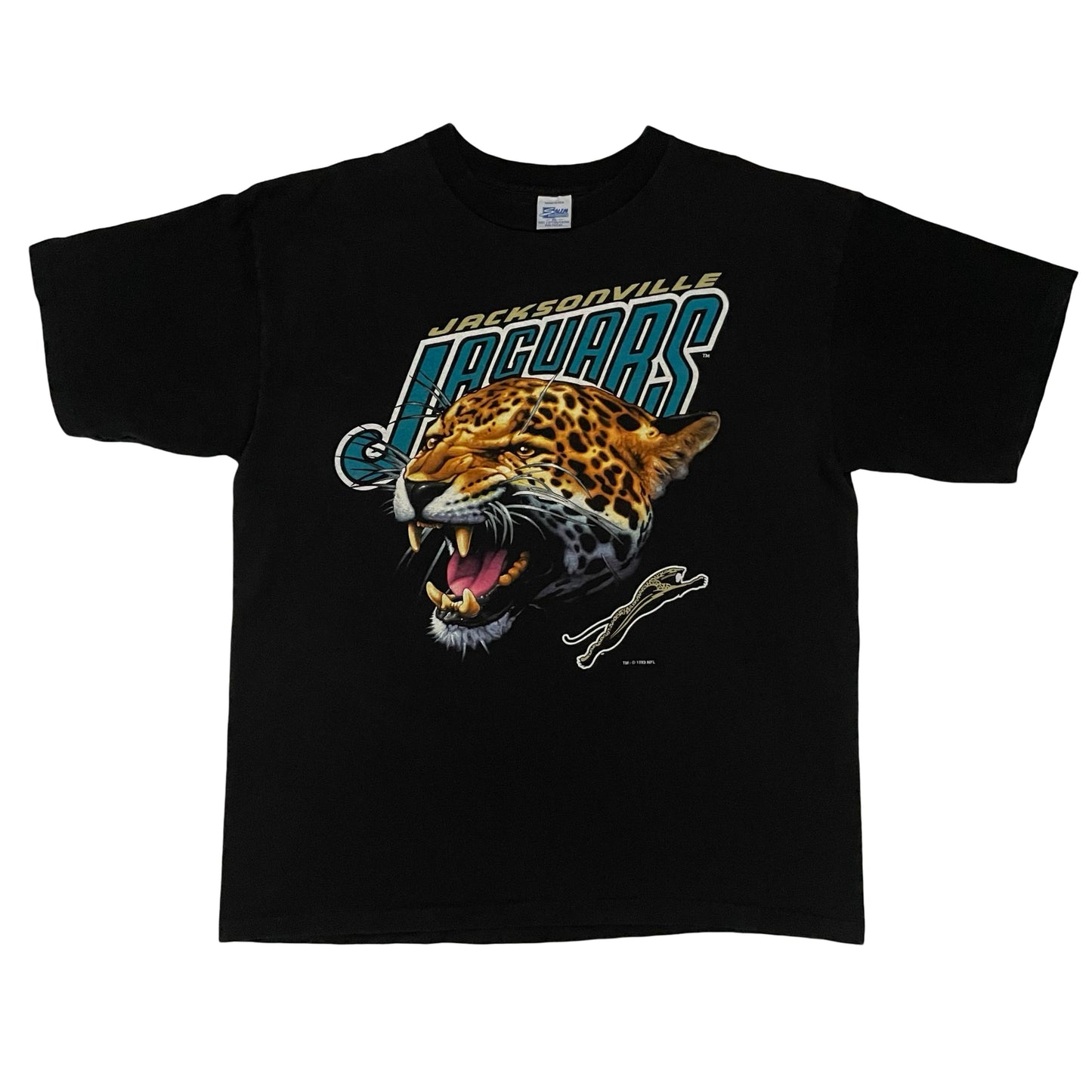 Vintage Jacksonville Jaguars 1993 banned logo SALEM shirt size XL