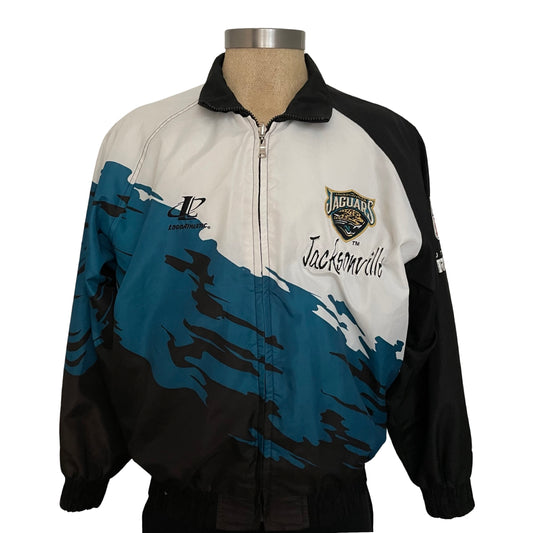 Vintage Jacksonville Jaguars LOGO ATHLETIC Splash windbreaker size MEDIUM