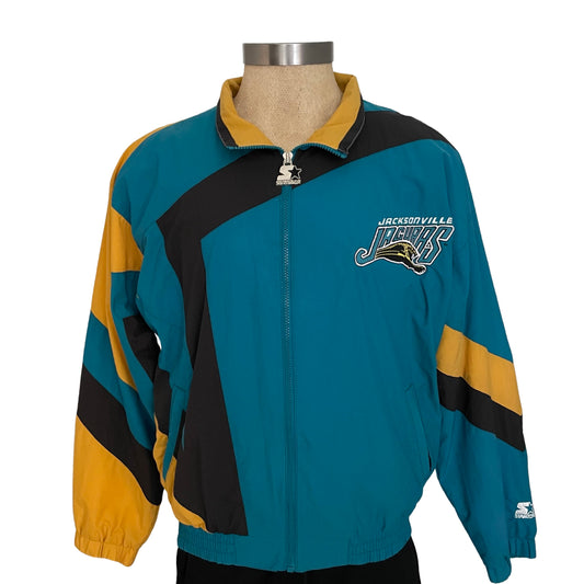 Vintage Jacksonville Jaguars STARTER banned logo windbreaker size MEDIUM