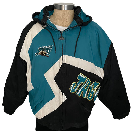 Vintage Jacksonville Jaguars RARE banned logo jacket size LARGE