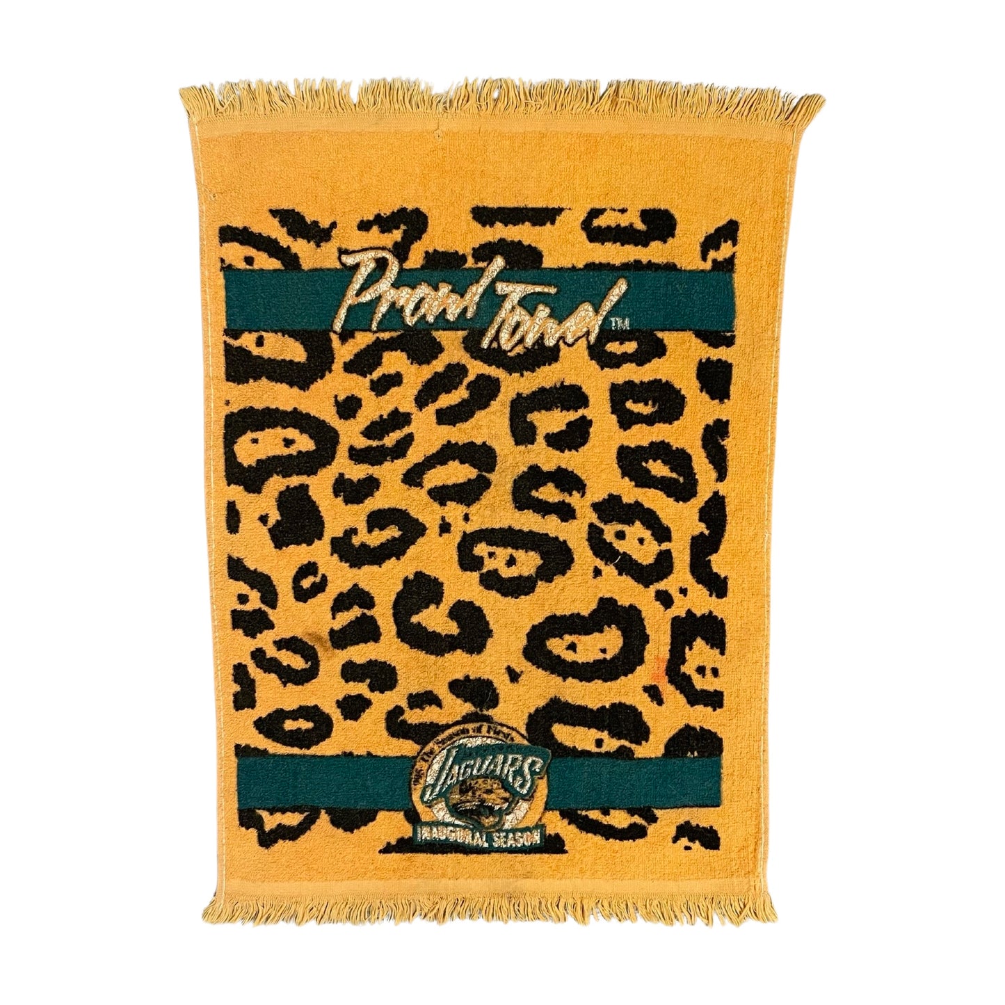 Vintage Jacksonville Jaguars Inaugural Season Prowl Towel