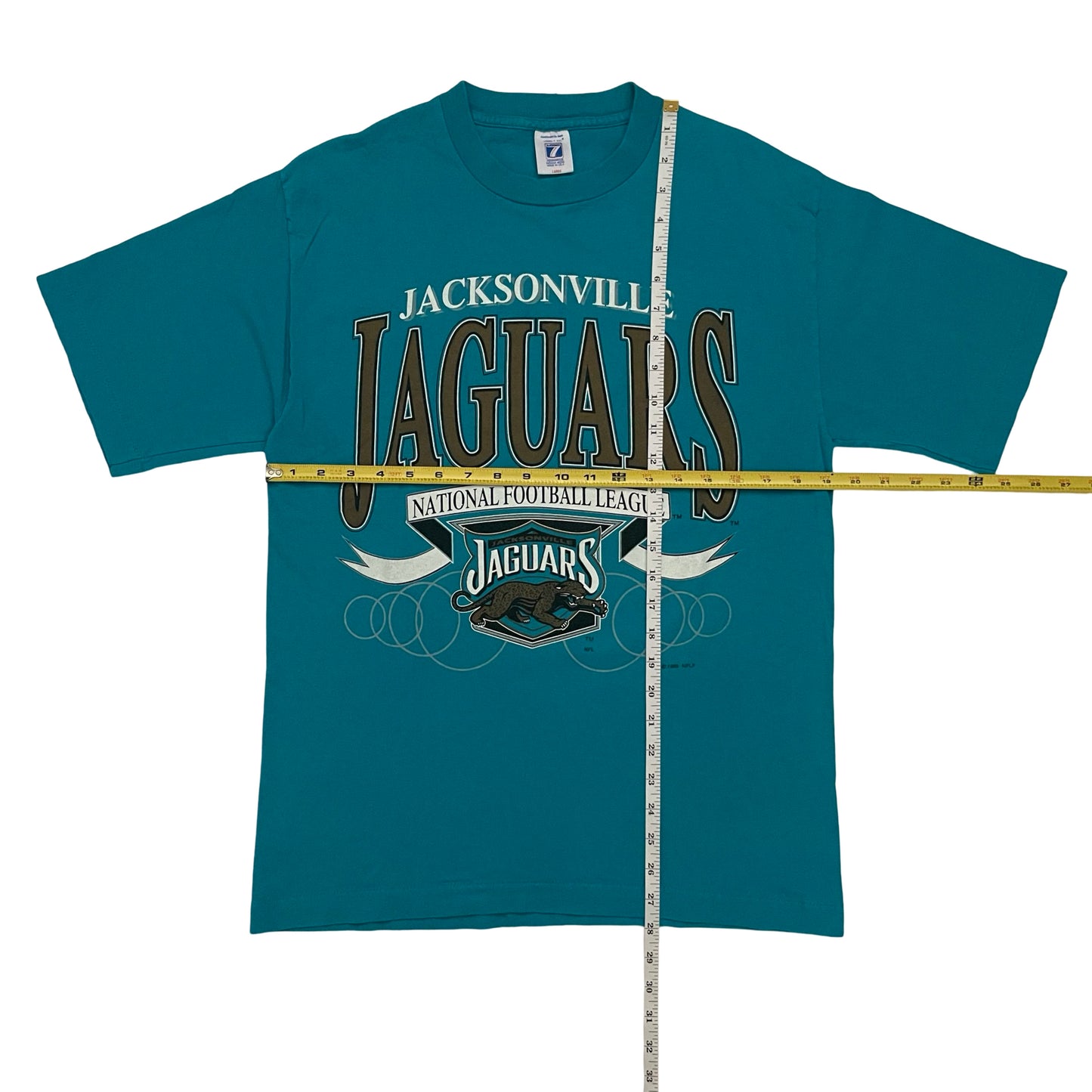 Vintage Jacksonville Jaguars 1995 LOGO 7 shirt size LARGE