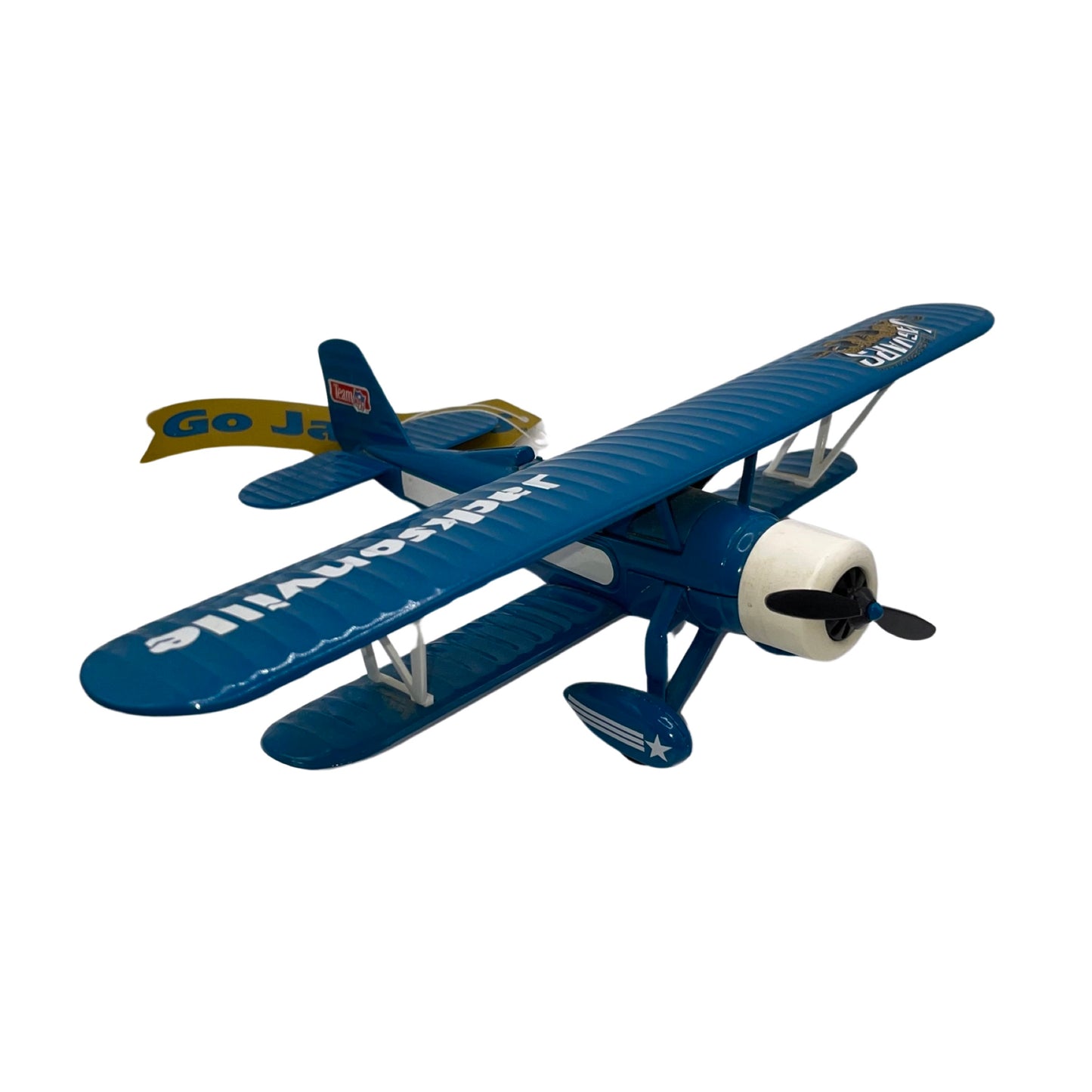 Vintage Jacksonville Jaguars toy airplane