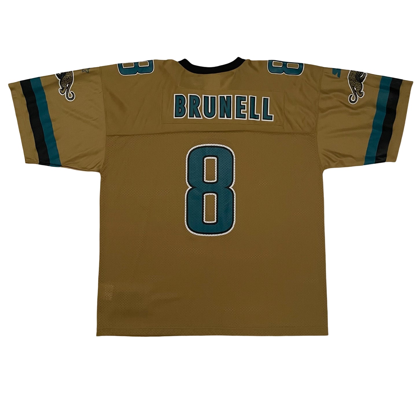 Vintage Jacksonville Jaguars Mark Brunell Gold STARTER jersey size 2XL