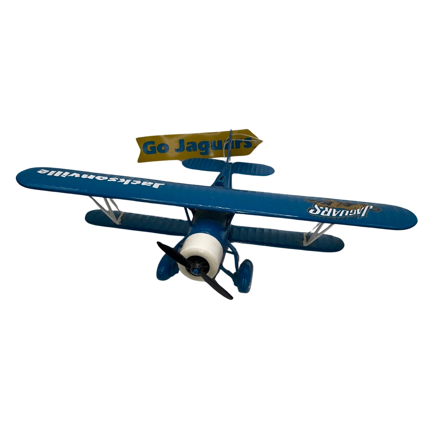 Vintage Jacksonville Jaguars toy airplane