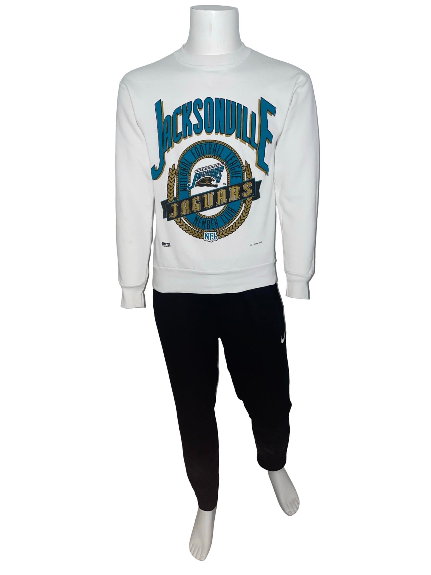 Vintage Jacksonville Jaguars 1994 banned logo sweatshirt size SMALL