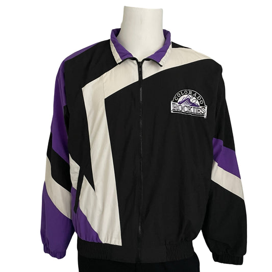 Vintage Colorado Rockies STARTER windbreaker size MEDIUM