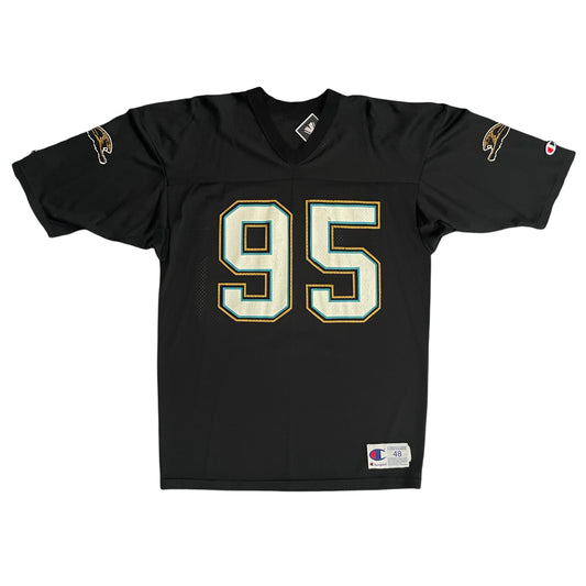 Vintage Jacksonville Jaguars banned logo jersey size LARGE