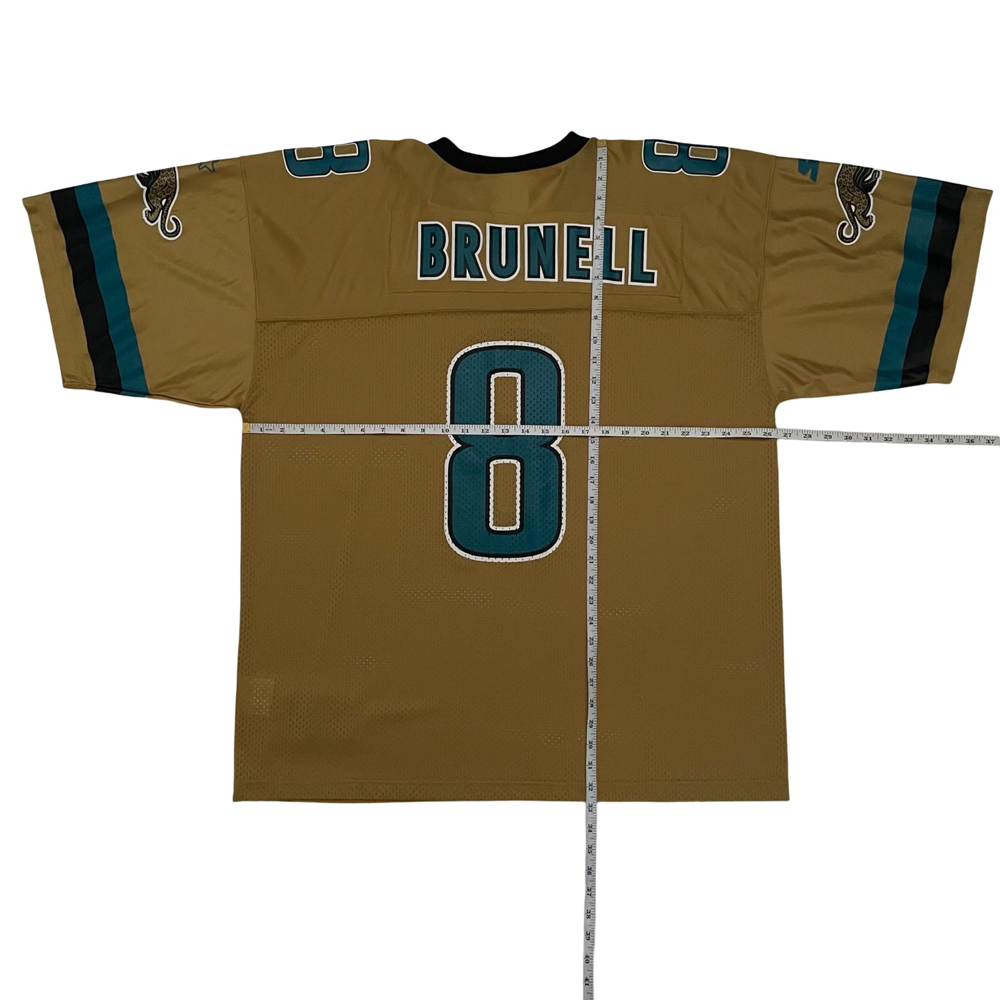 Vintage Jacksonville Jaguars Mark Brunell Gold STARTER jersey size 2XL