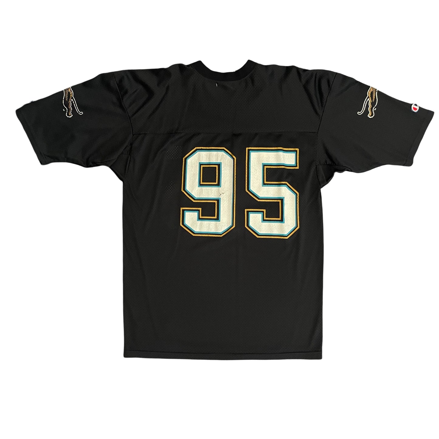 Vintage Jacksonville Jaguars banned logo jersey size LARGE