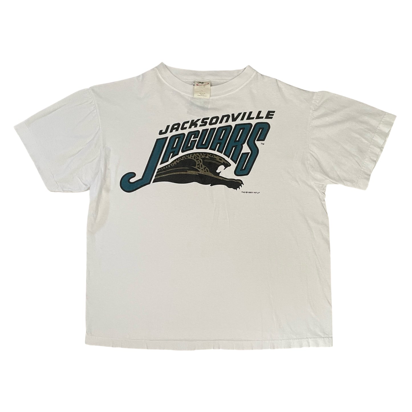 Vintage Jacksonville Jaguars 1993 banned logo size LARGE