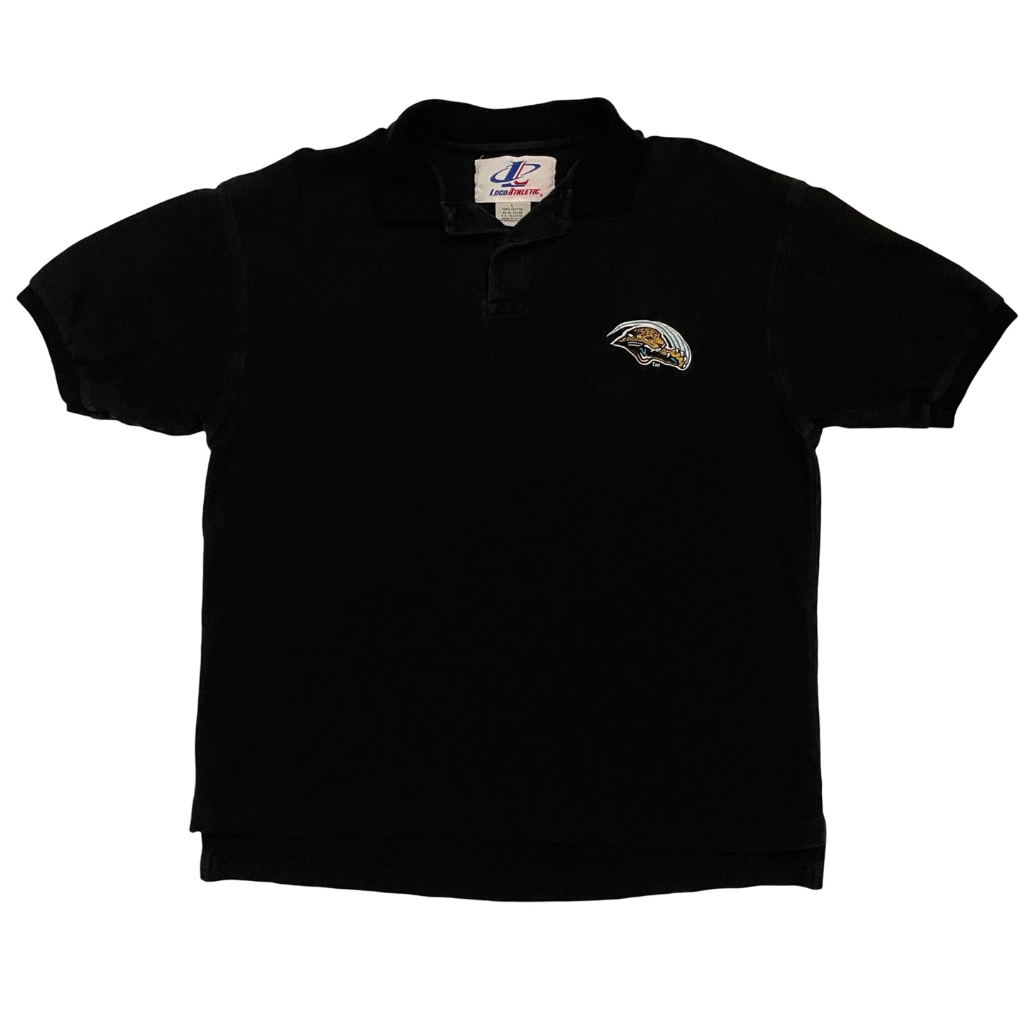 Vintage Jacksonville Jaguars LOGO ATHLETIC polo size LARGE