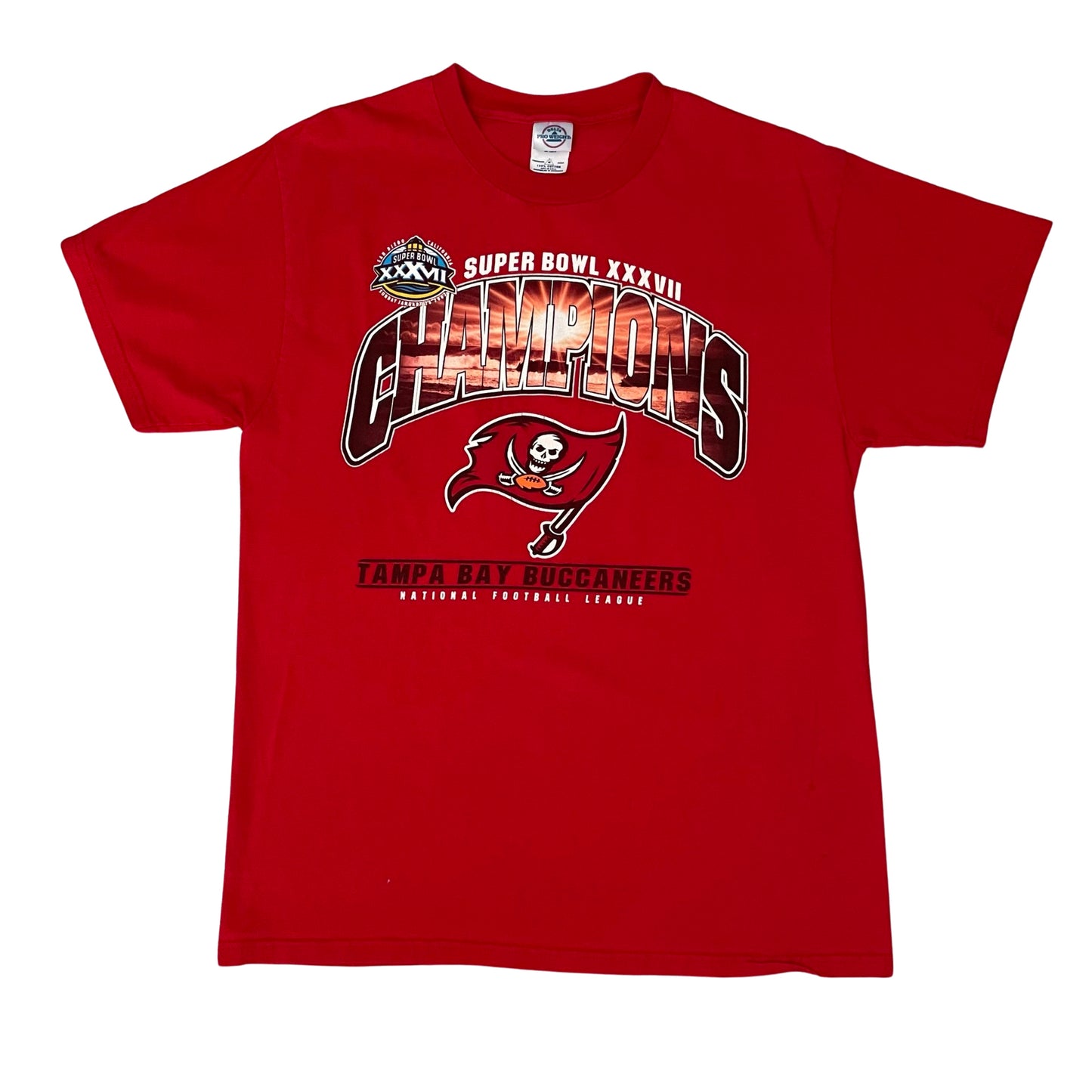 Vintage Tampa Bay Buccaneers Super Bowl XXXVII Champions shirt size MEDIUM