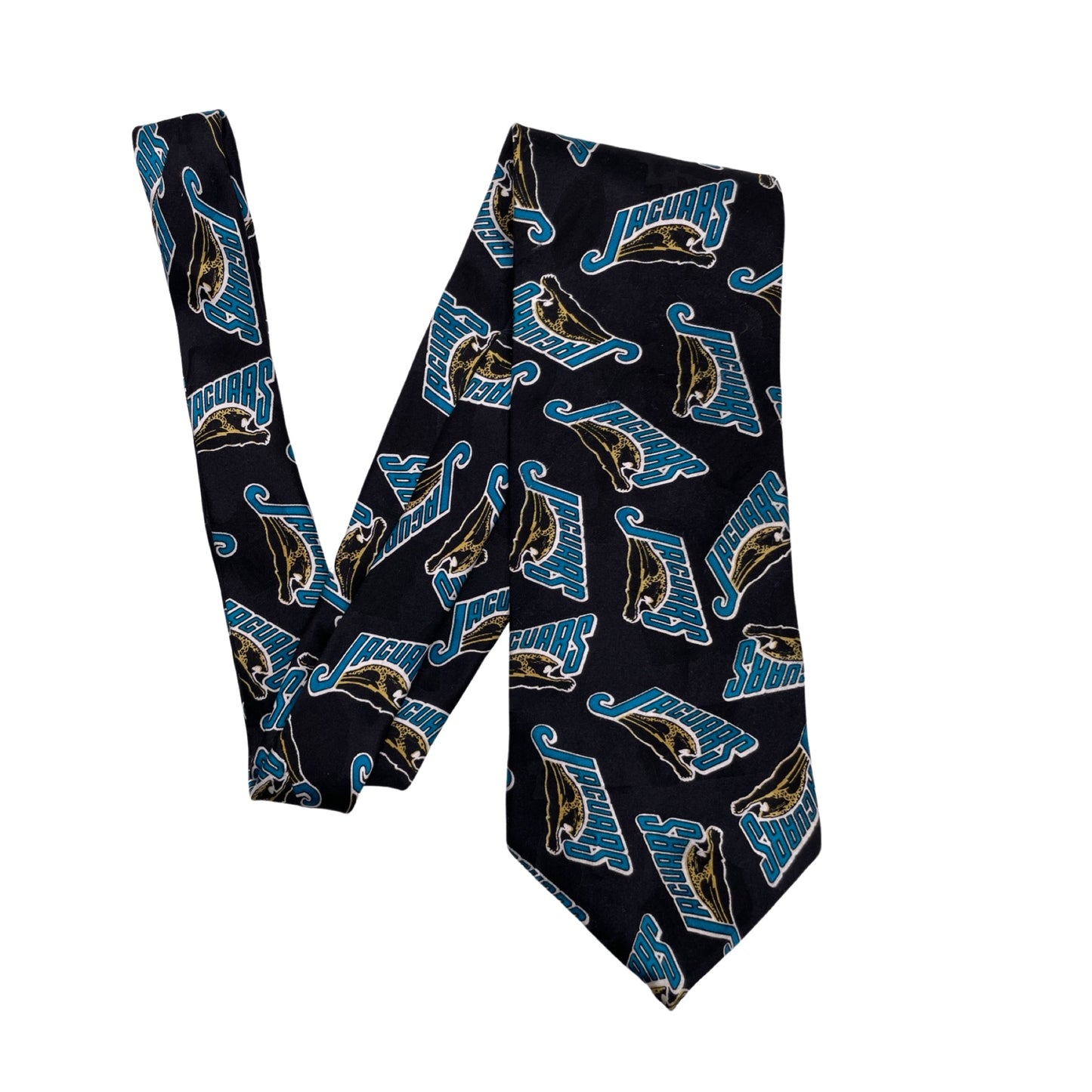 Vintage Jacksonville Jaguars banned logo neck tie