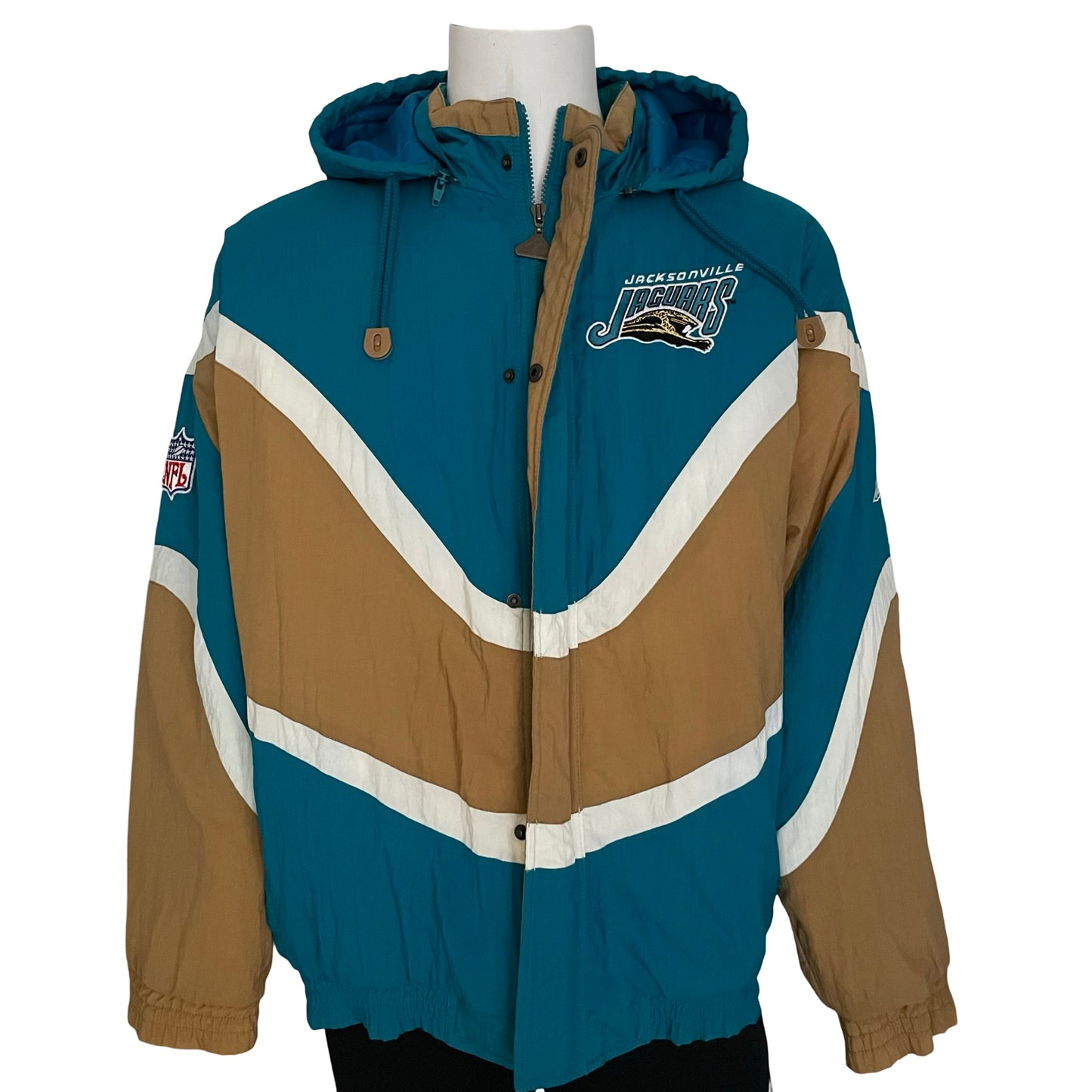 Vintage Jacksonville Jaguars banned logo APEX jacket size XL