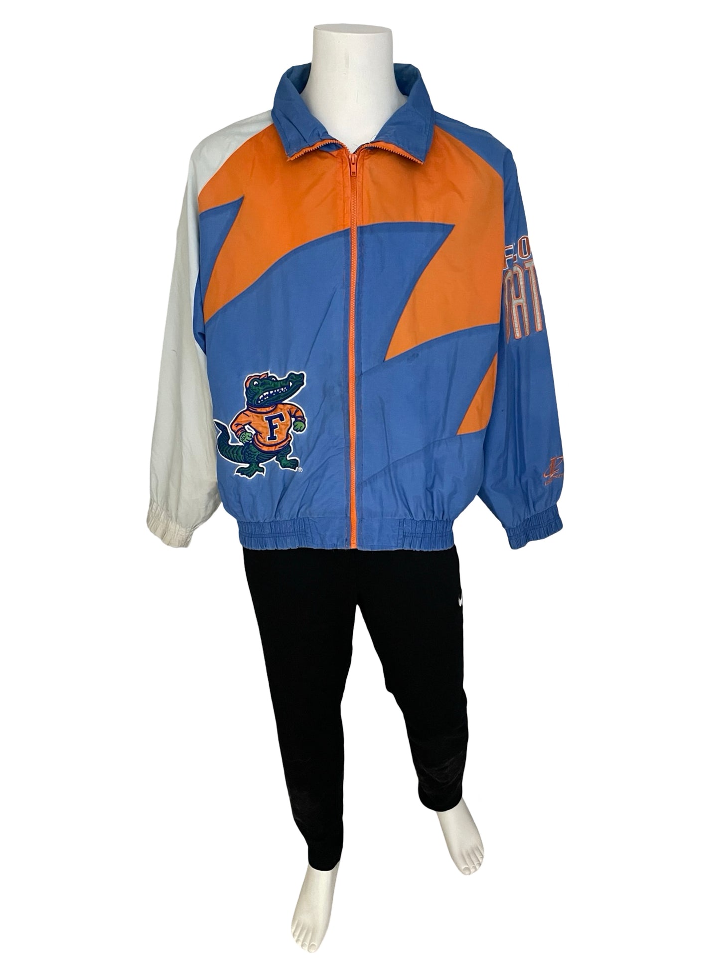 Florida Gators UF LOGO ATHLETIC Sharktooth windbreaker size XL