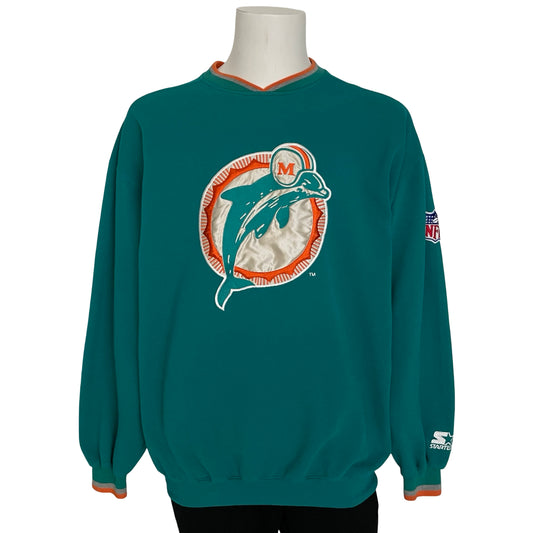 Vintage Miami Dolphins STARTER sweatshirt size XL