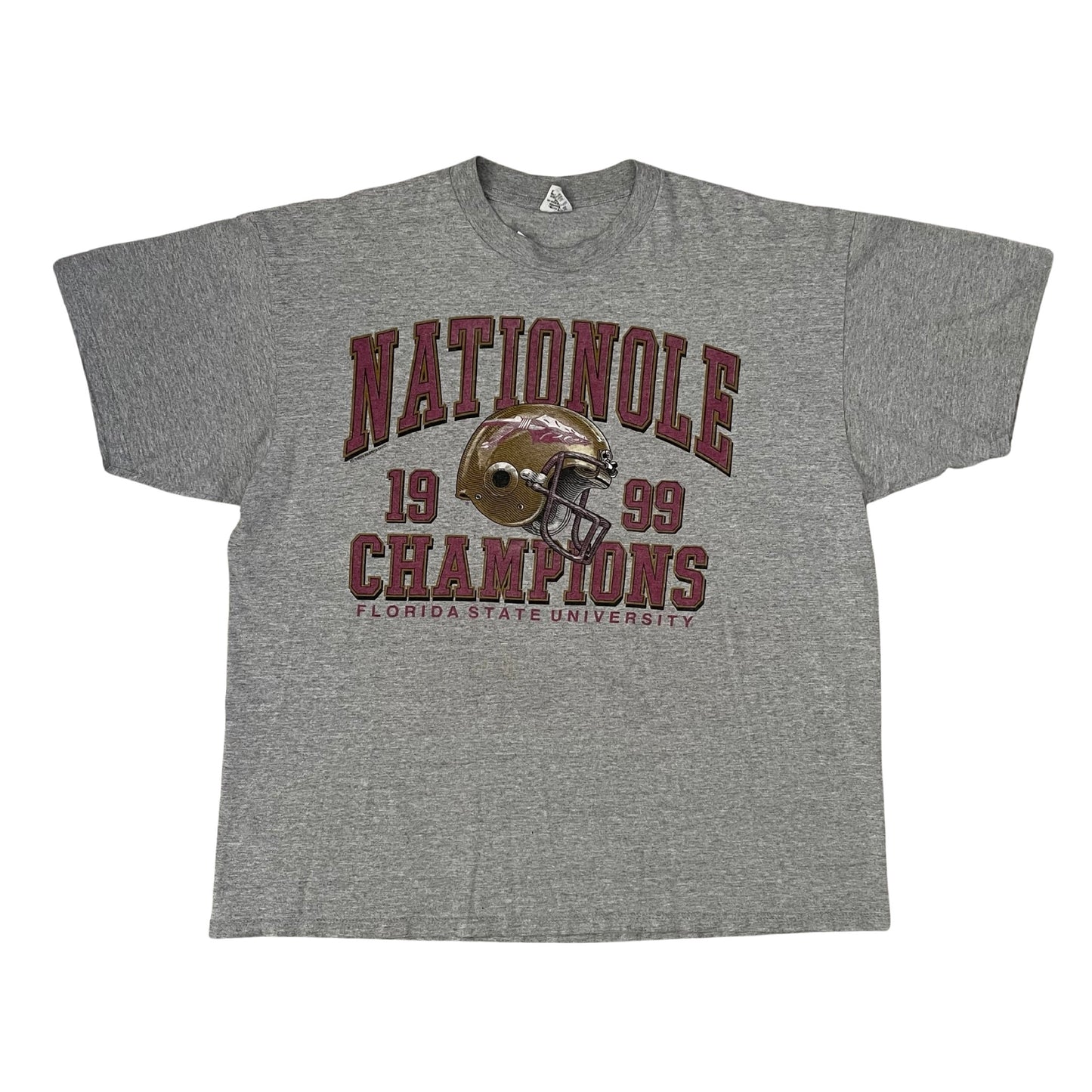 Florida State Seminoles FSU 1999 "NATIONOLE" Champions shirt size XL