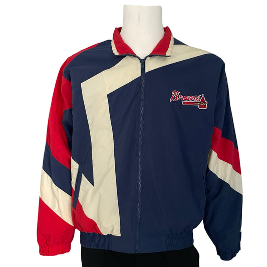 Vintage Atlanta Braves STARTER windbreaker size MEDIUM