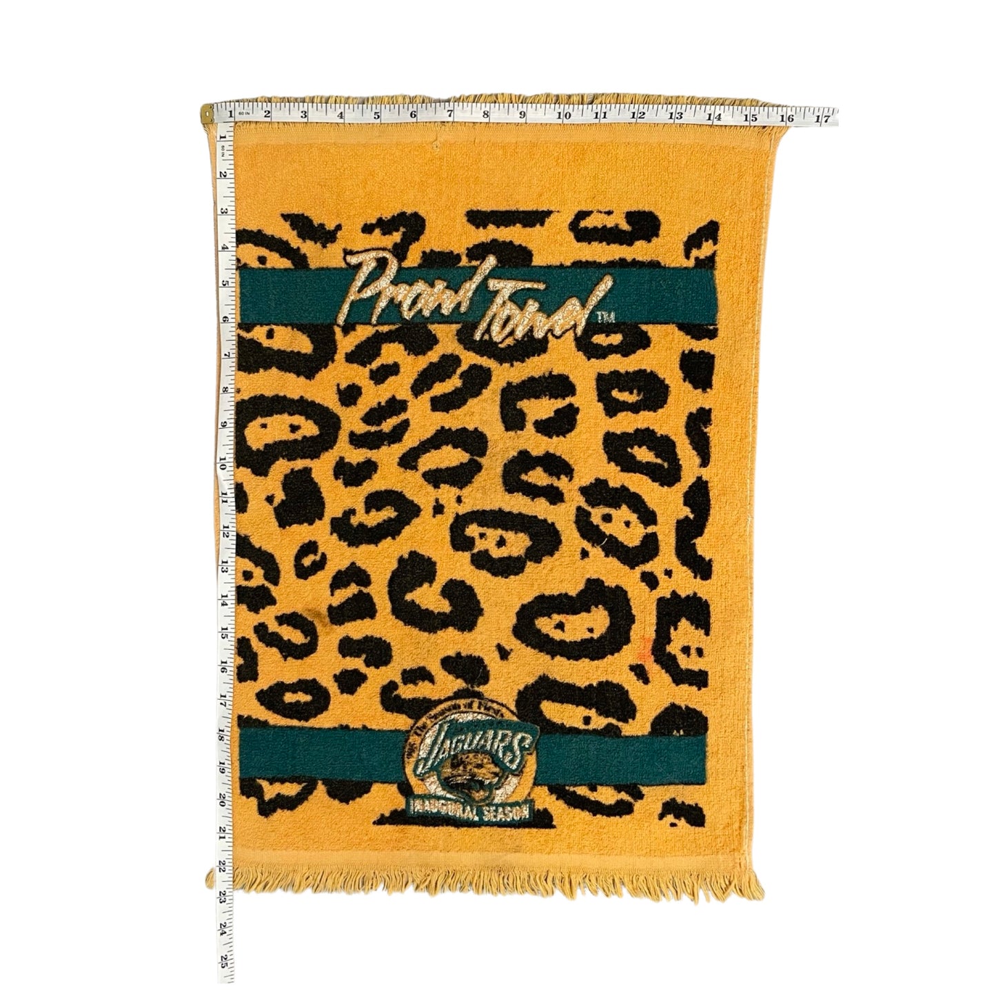 Vintage Jacksonville Jaguars Inaugural Season Prowl Towel