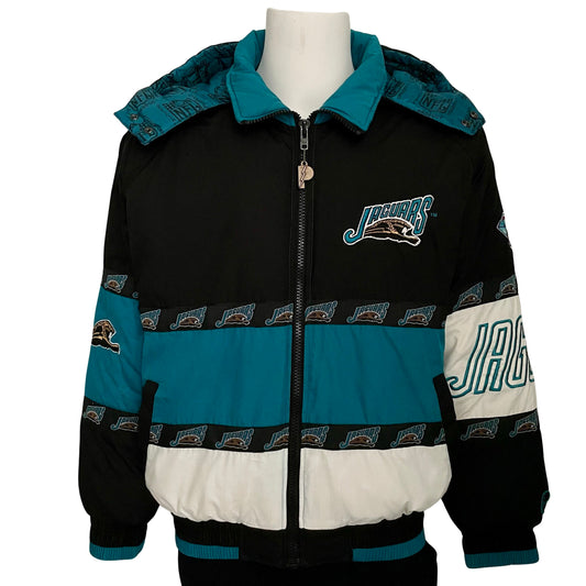 Vintage Jacksonville Jaguars banned logo PRO PLAYER by Daniel Young jacket size MEDIUM