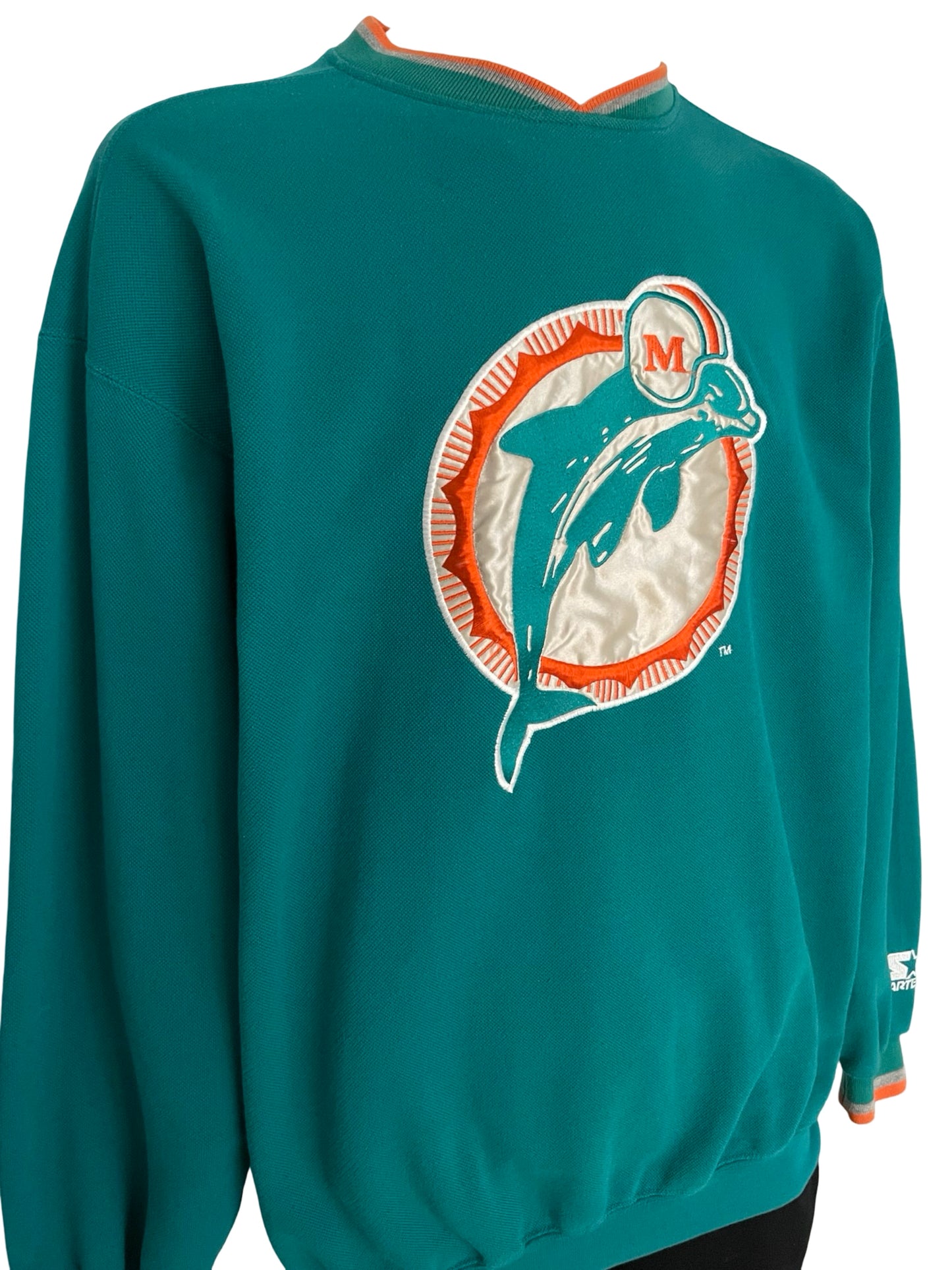 Vintage Miami Dolphins STARTER sweatshirt size XL