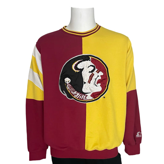 Florida State FSU STARTER sweatshirt size LARGE