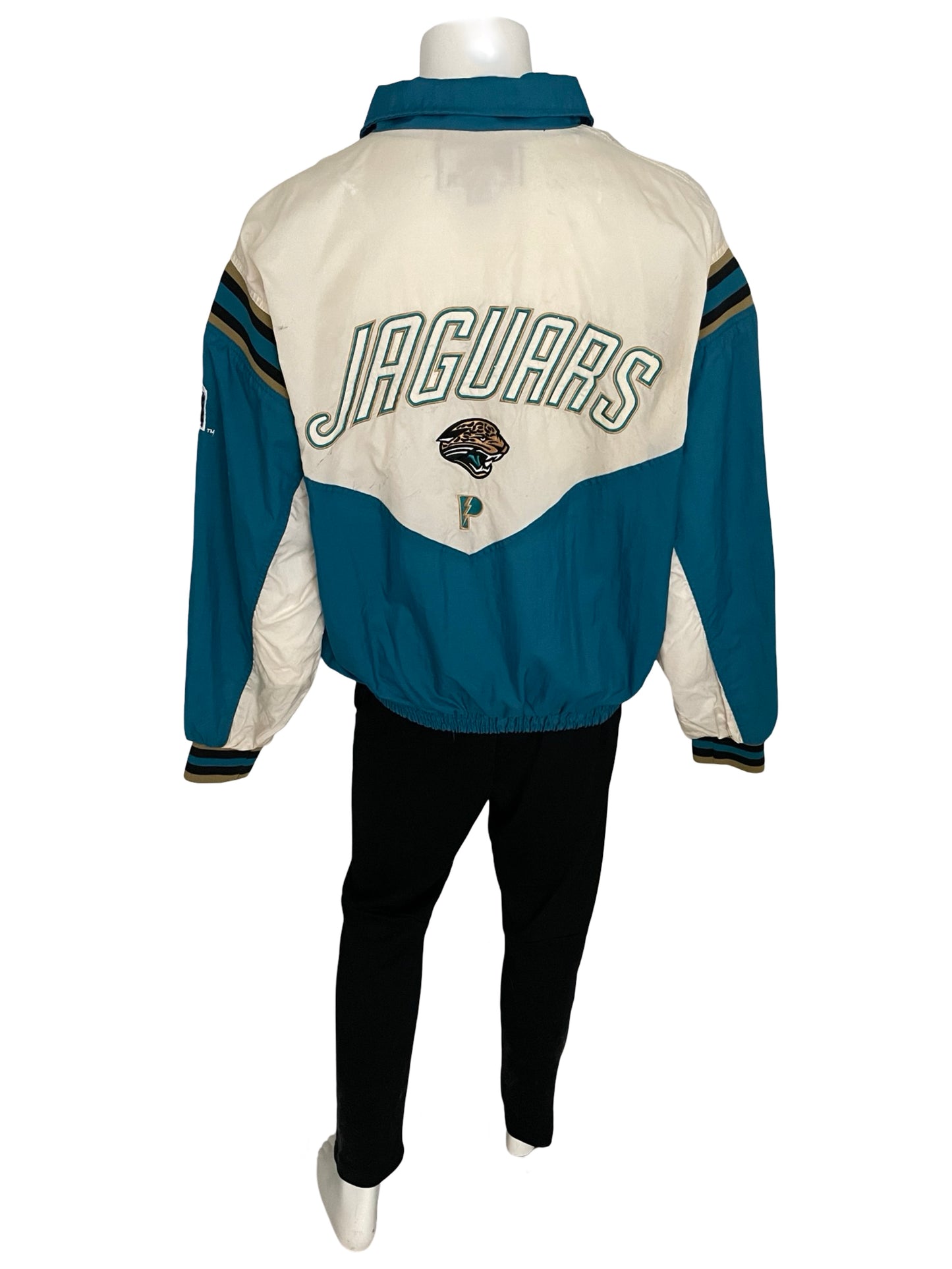 Vintage Jacksonville Jaguars PRO PLAYER windbreaker size XL