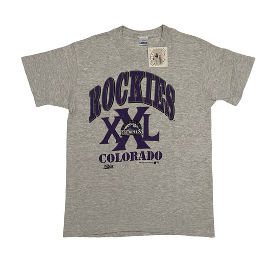 Vintage Colorado Rockies DEADSTOCK 1990 shirt size LARGE