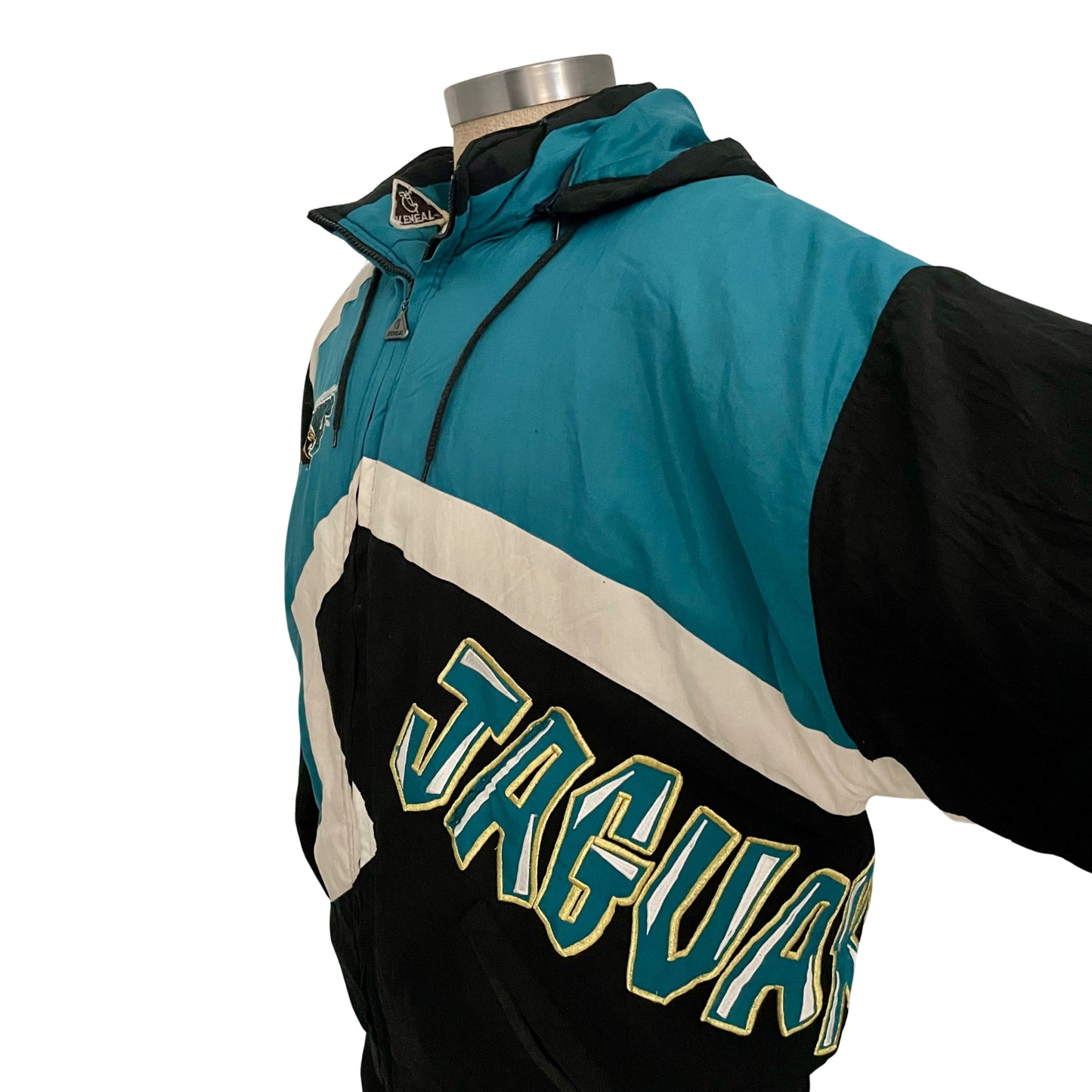 Vintage Jacksonville Jaguars RARE banned logo jacket size LARGE
