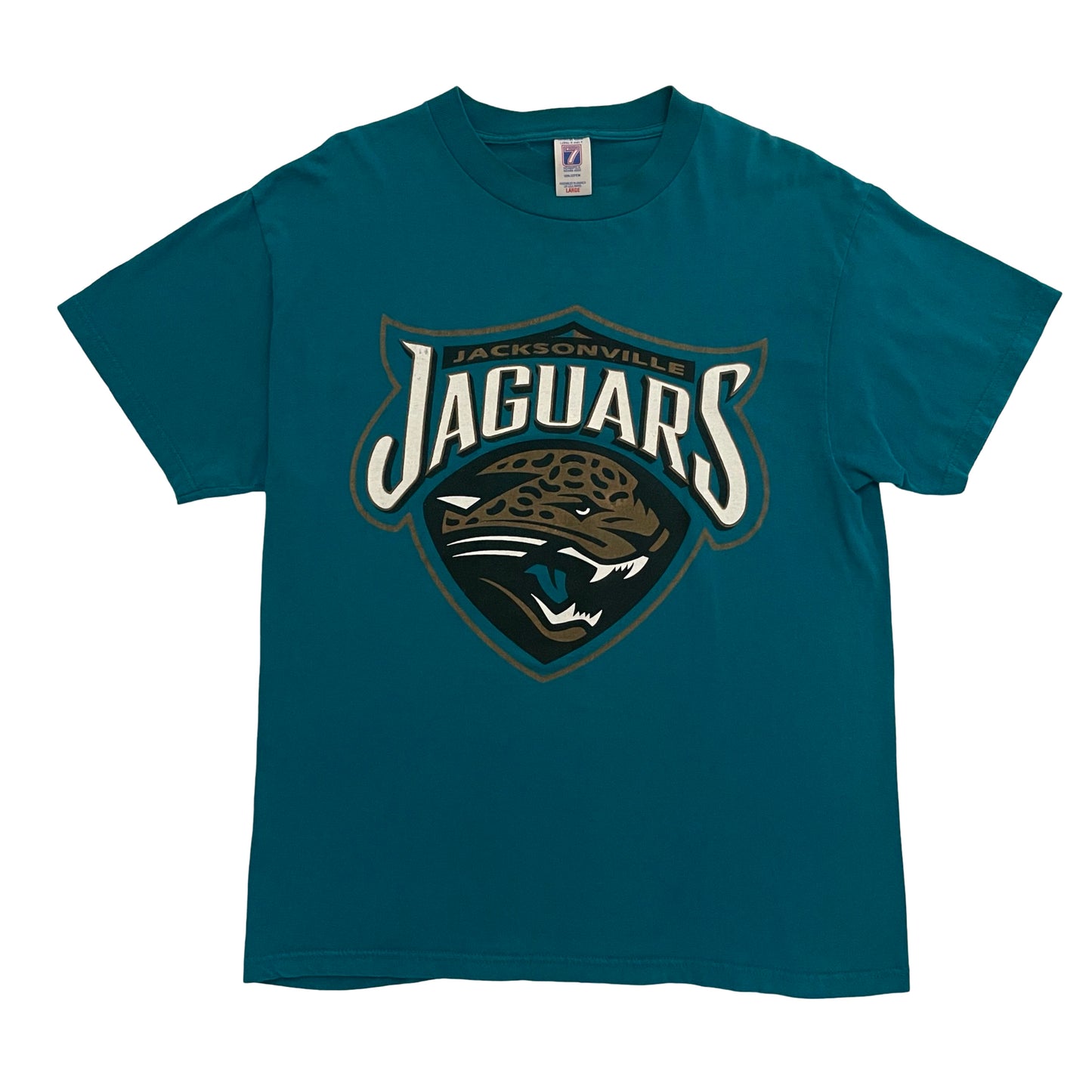 Vintage Jacksonville Jaguars LOGO 7 shirt size LARGE